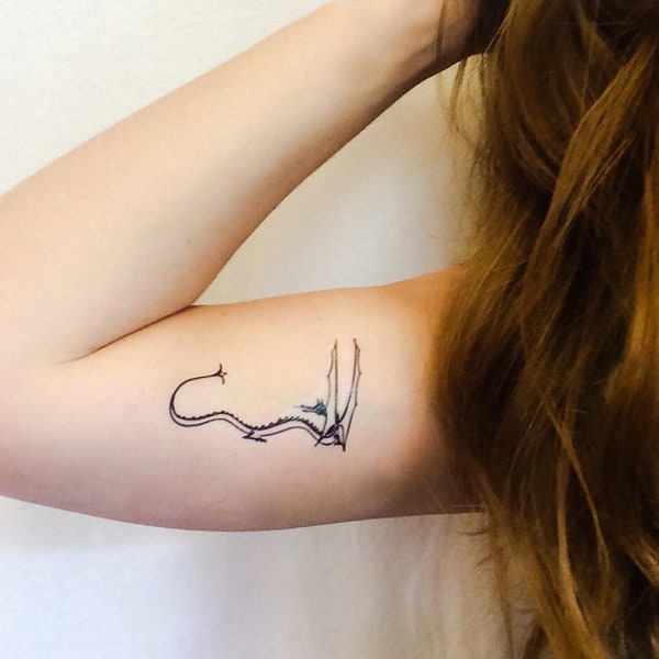 Smaug 2 tatouages temporaires - SmashTat