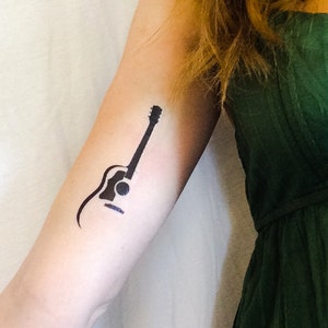 2 Guitar Temporary Tattoos- SmashTat