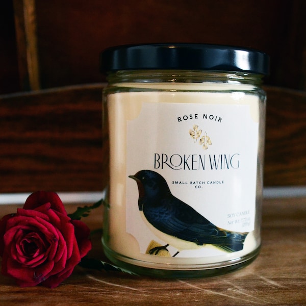 Rose Noir 8 oz. Soy Candle