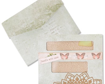 Journaling Karte, Umschlag & Fenster von Eileen Hull #666276 - Neu! Sizzix Thinlits Set mit 6 Formen