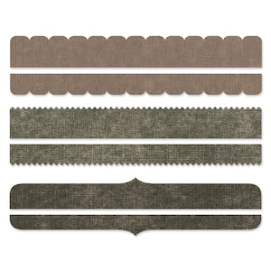 Decoratieve versieringen van Tim Holtz #665435 - Nieuw! Sizzix Thinlits - Set van 6 stansen