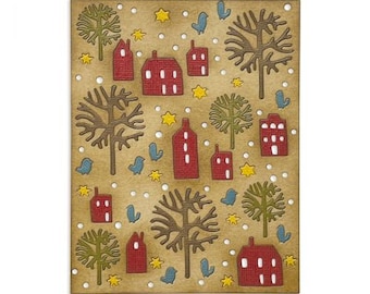 Countryside autorstwa Tima Holtza #665558 - Nowość! Sizzix Thinlits Die