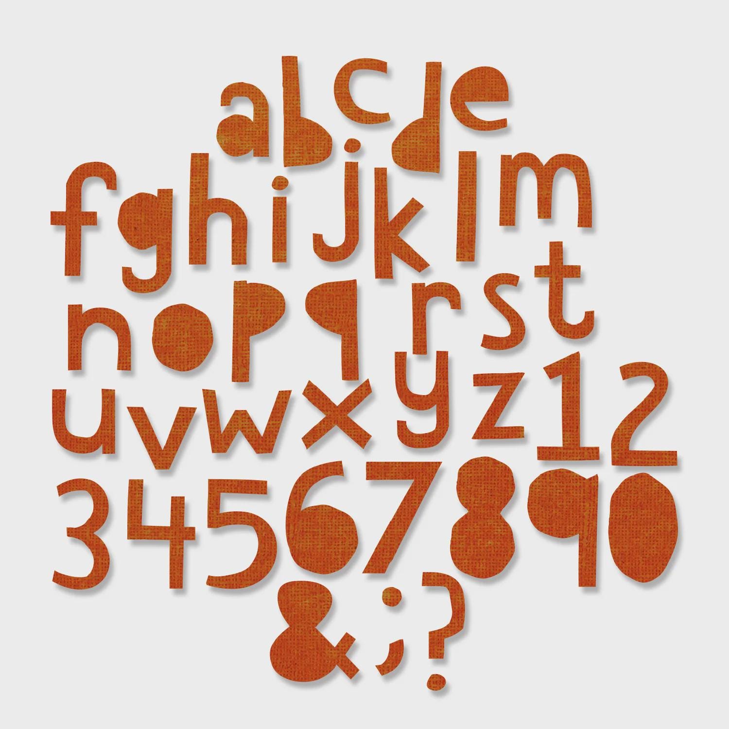 Sizzix alphabet set - Etsy 日本