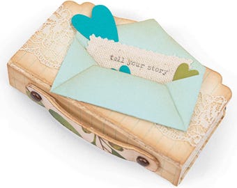 Minibok av Eileen Hull #666497 - Nyhet! Sizzix Socreboards Die