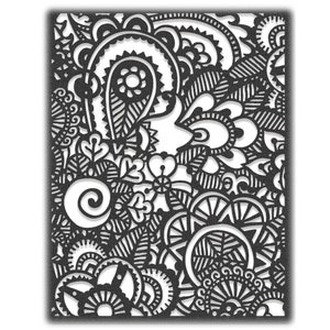 Doodle Art 2 by Tim Holtz #664432 - New! Sizzix Thinlits Die