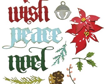 Vault Holiday Classic by Tim Holtz #666716 - New! Sizzix set of 12 Thinlits Dies