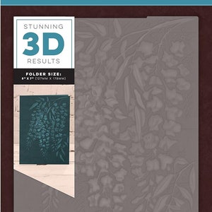 Wisteria Wall por Sheena Douglass Pasta de relevo 3D - Novo! Crafter's Companion #SD-EFS-3D-WIWA