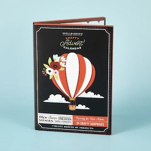 Calendrier de l'Avent artisanal 2024 Spellbinders #ADV-005 - Nouveau ! 24 poinçons, tampons, plieuses à gaufrage, pochoirs et embellissements