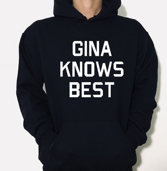 gina knows best hoodie australia
