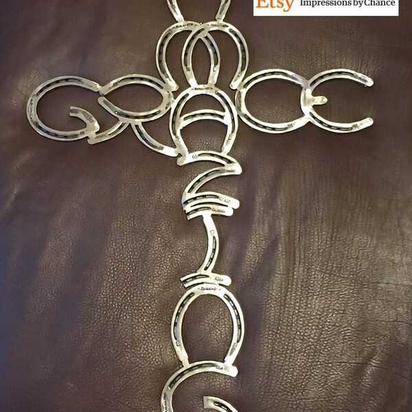 Horseshoe Cross Etsy