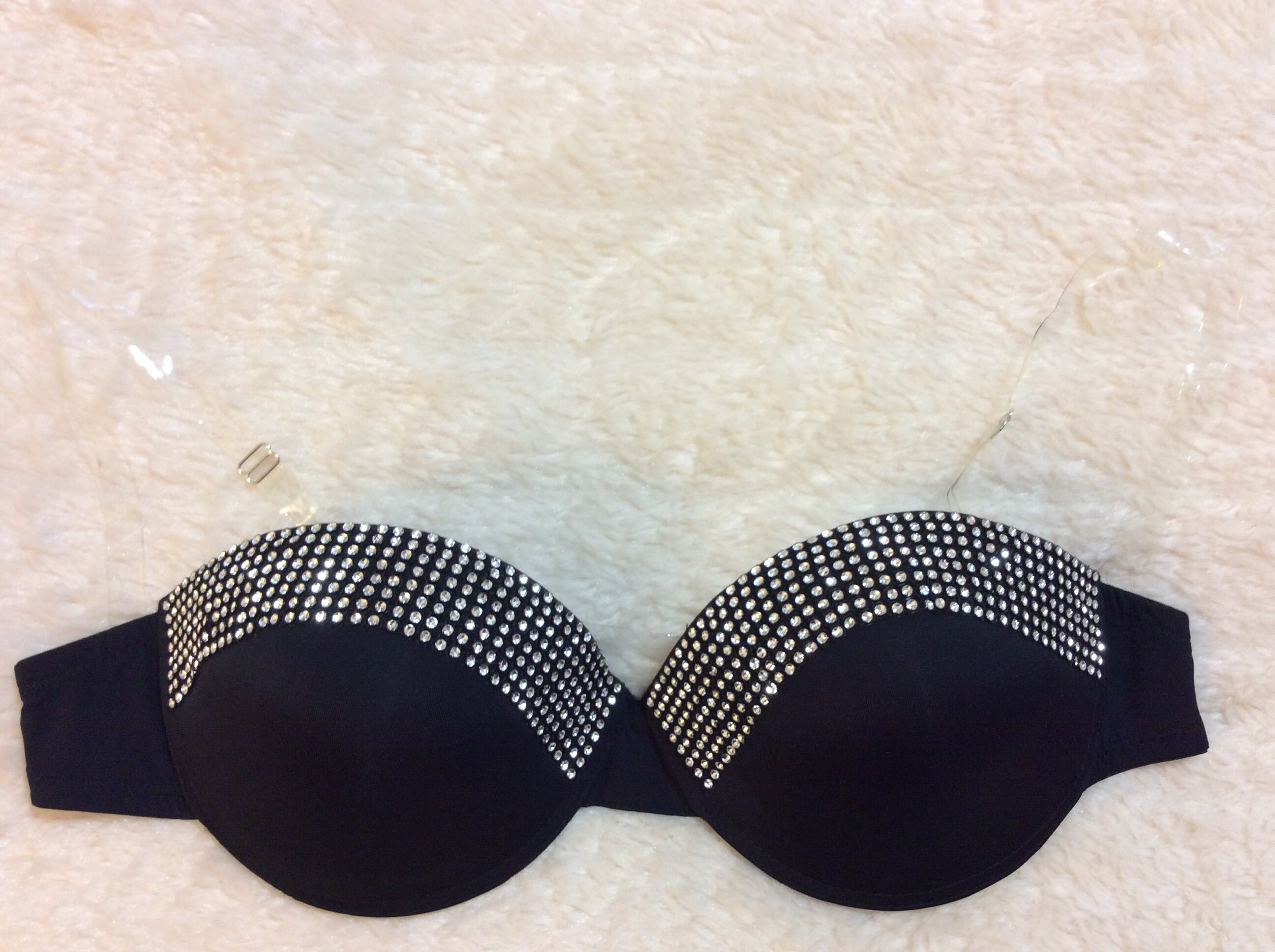 New Sexy Black Extra Bling Push Up BRA Beautiful Bras With Etsy