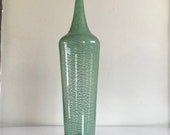 Tall handblown vase signed by J. Ballard