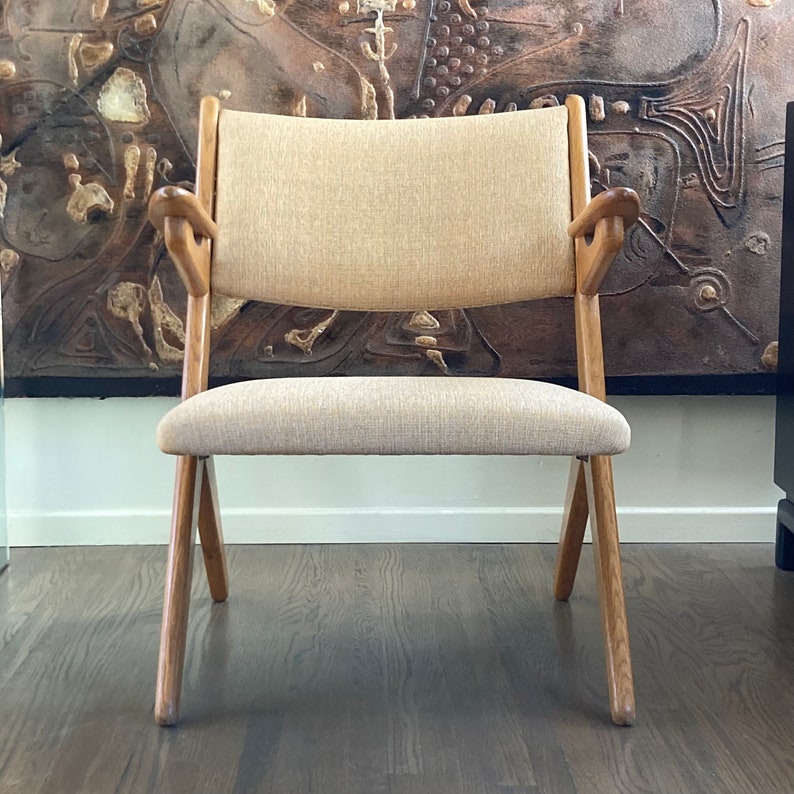 Danish modern lounge chair designed by Arne Hovmand Olsen image 4