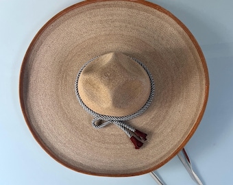 Vintage woven Mexican Charro / Sombrero