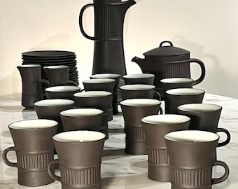 Dansk Flamestone tea and coffee set for 11 by Jens Quistgaard