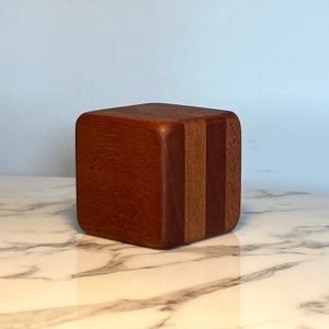 Timber Cube Rounded Edges Rounded Corner Staved Wood Cube Paperweight - Etsy