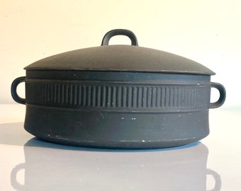 Vintage Jens Quistgaard Flamestone covered casserole