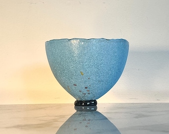 Kosta textured bowl by  Bertil Vallien