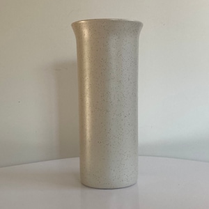 Handthrown specked ceramic modernist vase image 1