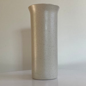Handthrown specked ceramic modernist vase image 2