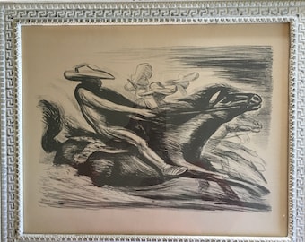 Signed lithograph by Jose Chavez Morado