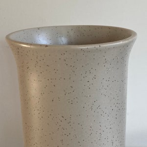 Handthrown specked ceramic modernist vase image 3