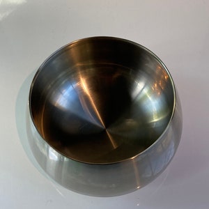 Henning Koppel Stainless Caravel salad bowl for Georg Jensen image 6