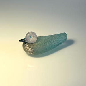 Scavo glass bird by Gambaro Poggi