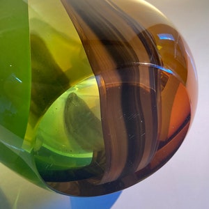 Contemporary modern glass vase image 10