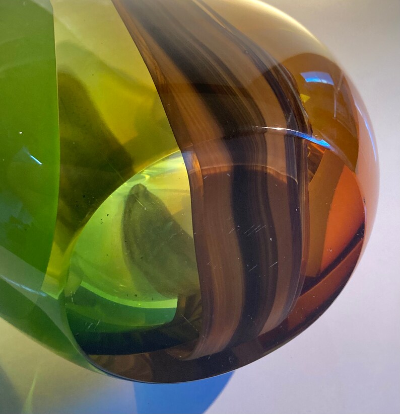 Contemporary modern glass vase image 10