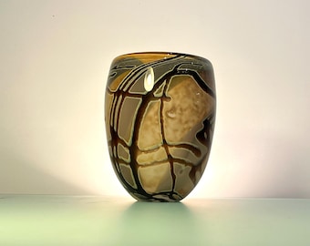 Signed John Gerletti handblown vase