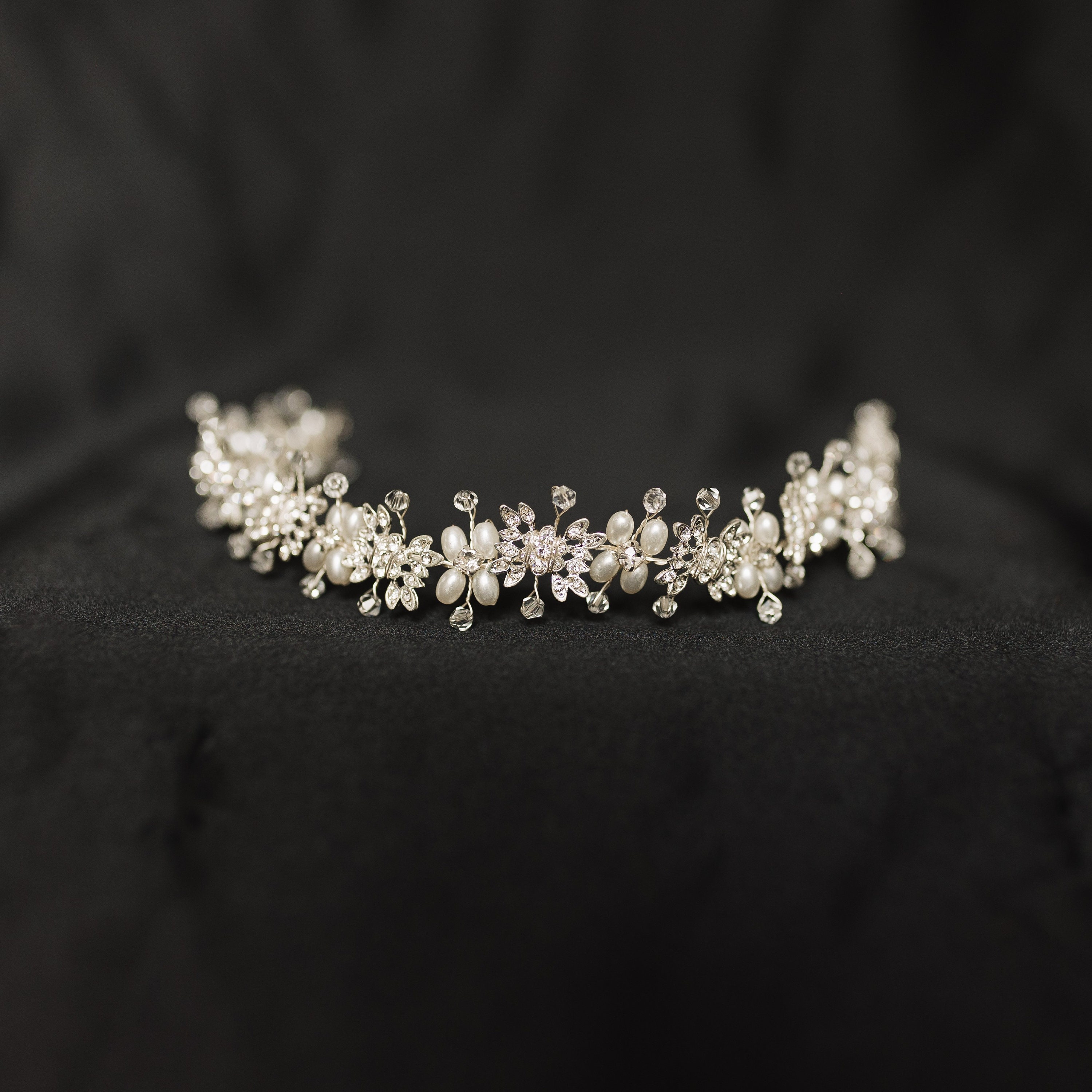 ?30% OFF - Coco Crystal & Pearl Headband Amazon.com : Glamlily Crystal Headbands - All-Day Comfort  main image 4