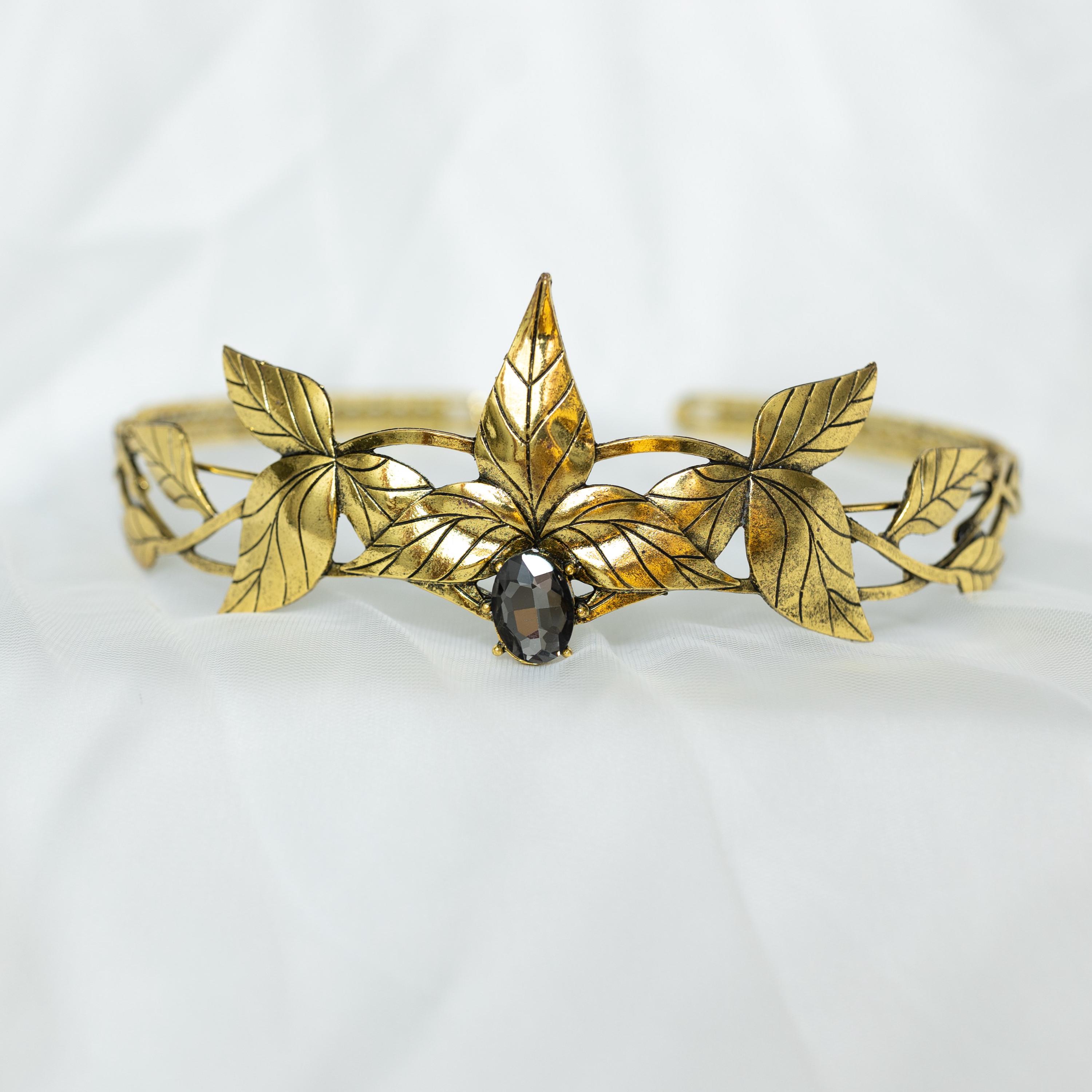 Hugo's Crown in Gold & Gray