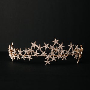 Sarah&#39;s Star Head Band in Gold