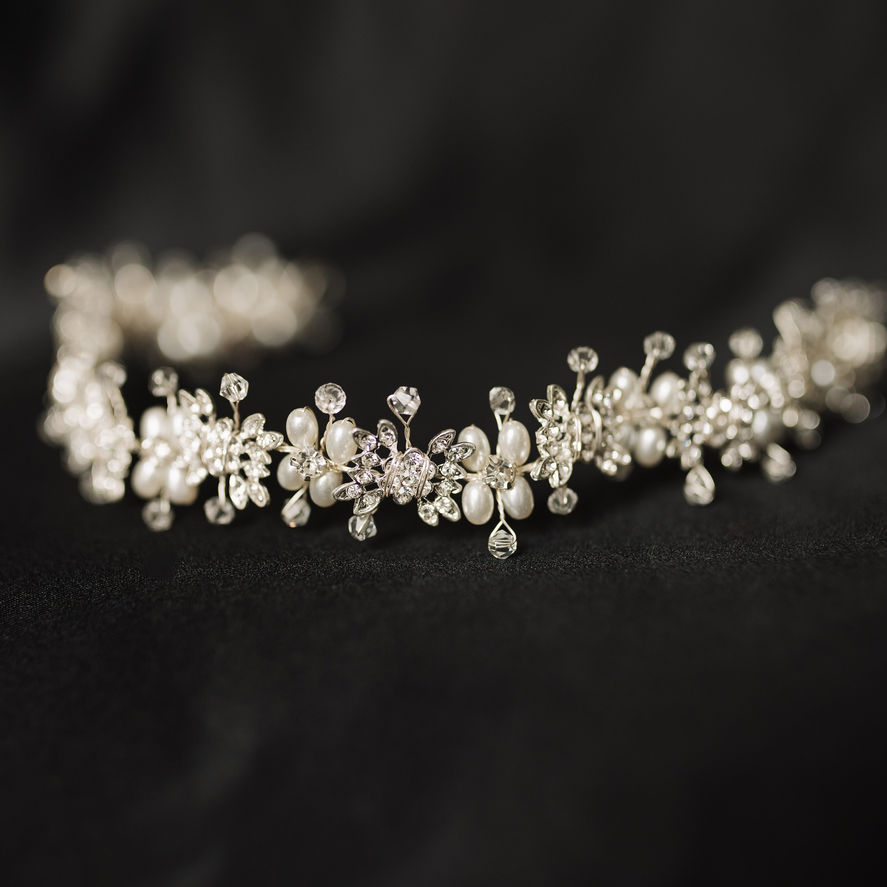 Coco Crystal Headband Dulce de Coco Crystals Headpiece – HEAVENLY main image 4