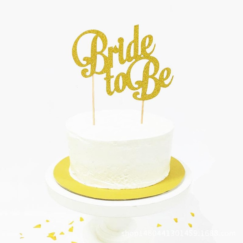 Bride to Be Cake Topper