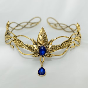 Henry’s Crown in Antique Gold & Blue