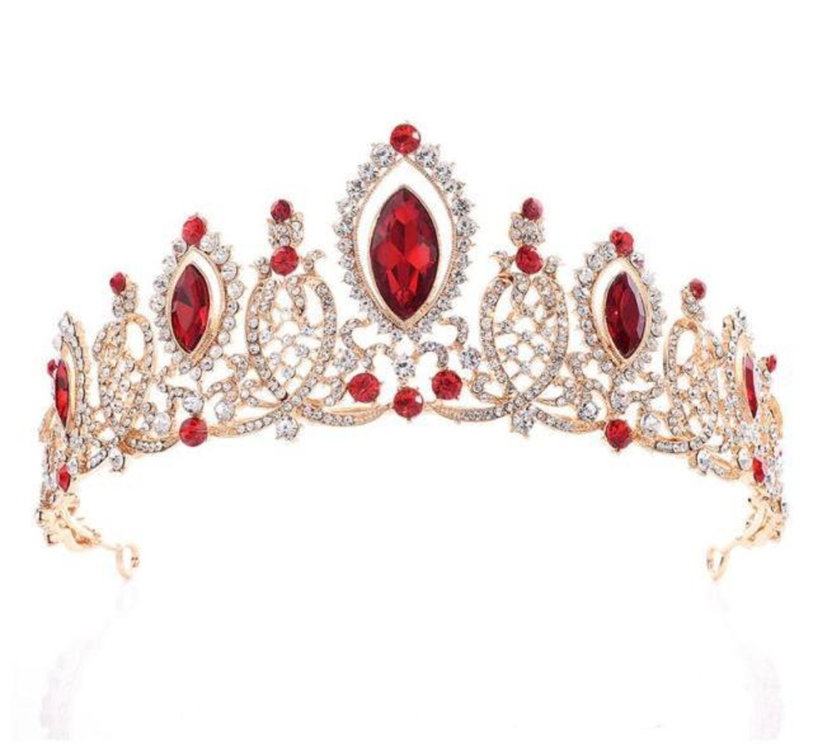 Brianna's Tiara in Red Etsy