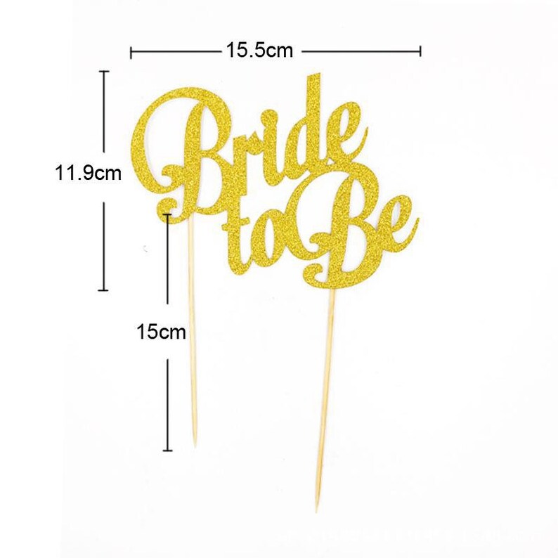 Bride to Be Cake Topper