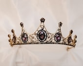 Cindy 39 s Tiara in Purple Gold Color Metal