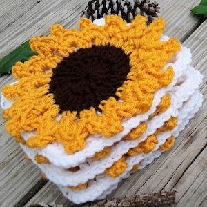 Sunnyflower granny square pattern, easy crochet pattern, crochet sunflower blanket, instant download crochet flower pattern, granny squares