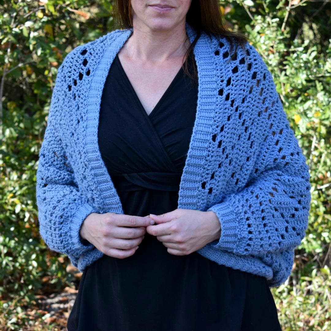 Diamond Cocoon Cardigan Crochet