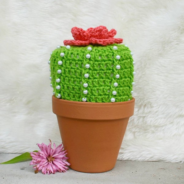 Easy crochet cactus pattern, cactus home decor, succulent bathroom toilet paper cover, crochet succulent cozy, bathroom storage design