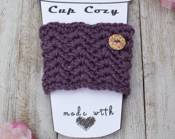Crochet Cup Cozie Pattern – Easy Instant Download (PDF)