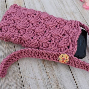 Crochet Phone Bag Pattern – Crossbody Cell Phone Purse (Digital Download) image 9