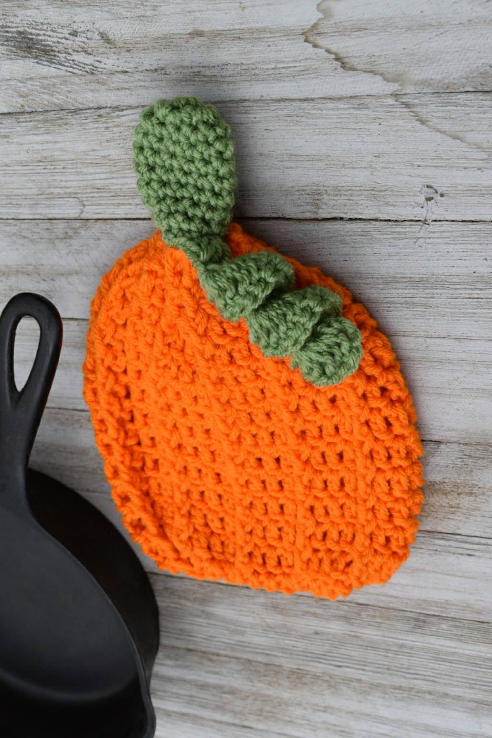 Pumpkin Hot Pad Crochet Pattern Instant Download Digital Easy Etsy