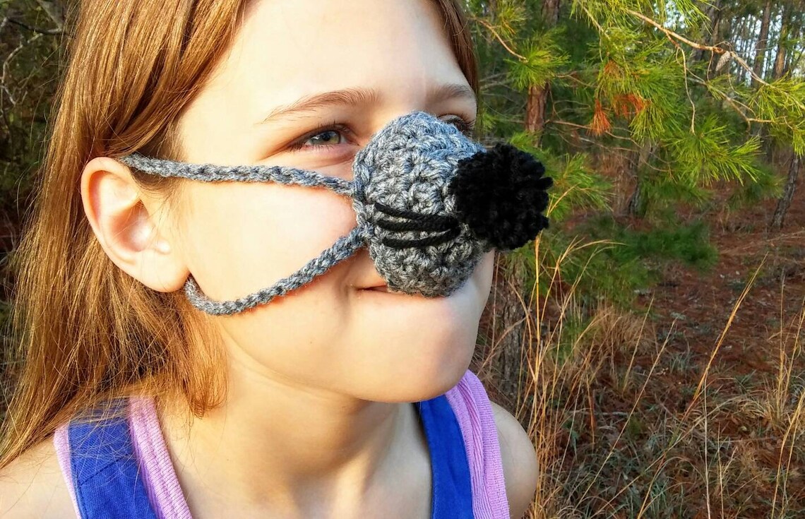 Nose warmer crochet nose warmer knit nose warmer gag gift Etsy
