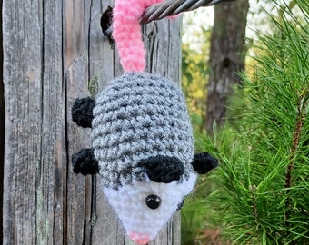 Pocket Possum Crochet Pattern, Amigurumi Opossum (PDF Pattern)