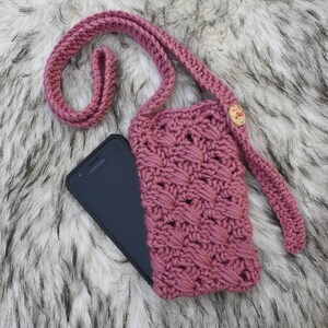 Crochet Phone Bag Pattern – Crossbody Cell Phone Purse (Digital Download) image 8