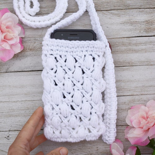 Crochet Phone Bag Pattern Easy Crochet Pattern Minimalist - Etsy